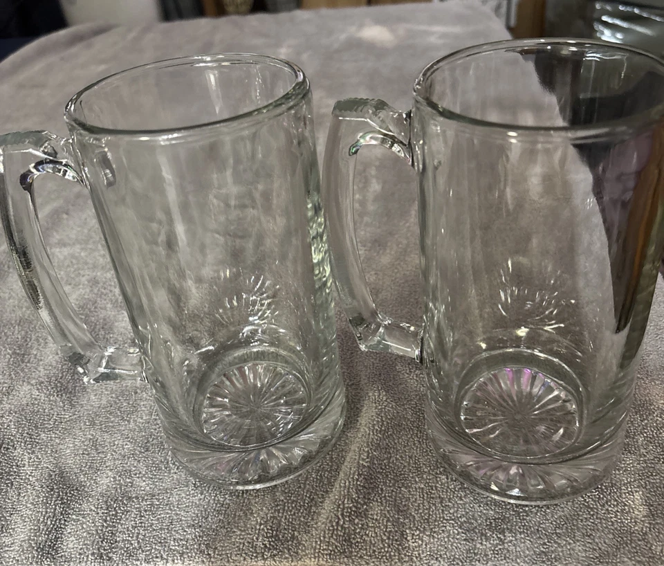 Juego de dos tazas pesadas de 24 oz para bar de cerveza de vidrio Libbey Tavern de 7" de alto Foto 4 de 4