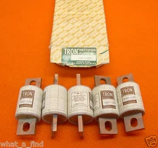 5 Lot NEW Buss Rectifier KAX-125 Fuse KAX125 125 Amp 250 Volt Bussmann