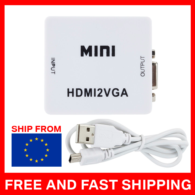 HDMI2VGA Digital Video Audio HDMI to Analog VGA Jack