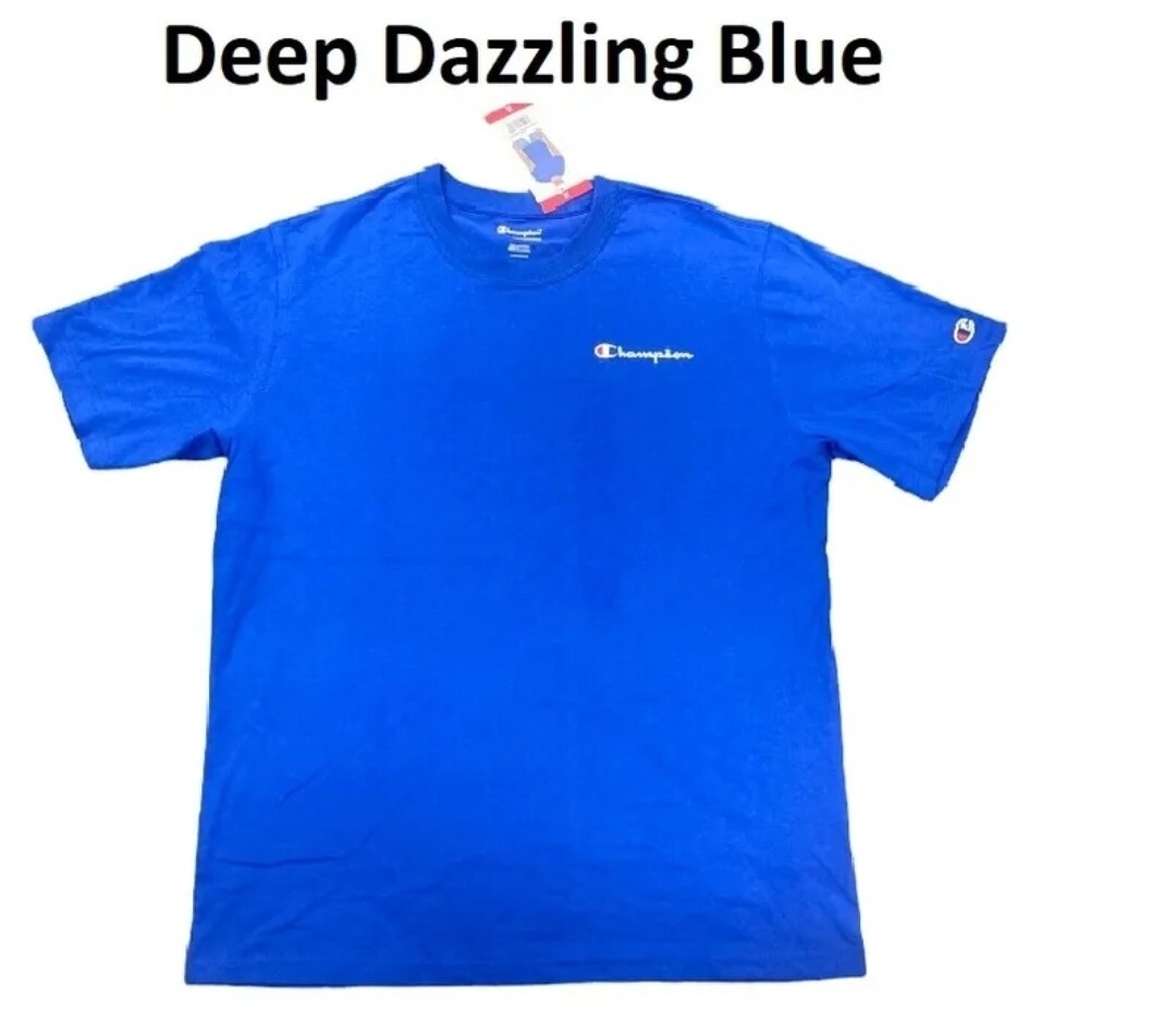 Champion Men's Classic Graphic Logo Crew Neck Short Sleeve T Shirt Large 