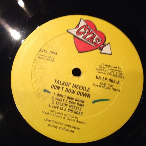 [REGGAE]~NM LP~TALKIN MEEKLE~Don't Bow Down~[1988~GYASI]~Full Album~ - Imagen 3 de 6