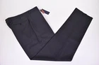 Zanella NWT Flat Front Dress Pants Size 34 In Charcoal Gray Stretch Wool Todd