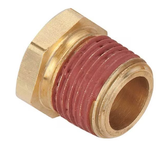 Parker Vs209p-8-4 Brass Reducing Bushing, Mnpt, 1/2" X 1/4" Pipe Size Pack of 10
