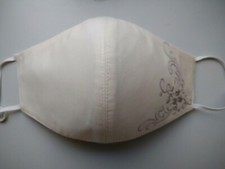 Face Mask washable Reusable 100 cotton fancy Hand Embroidered Filter Pocket...