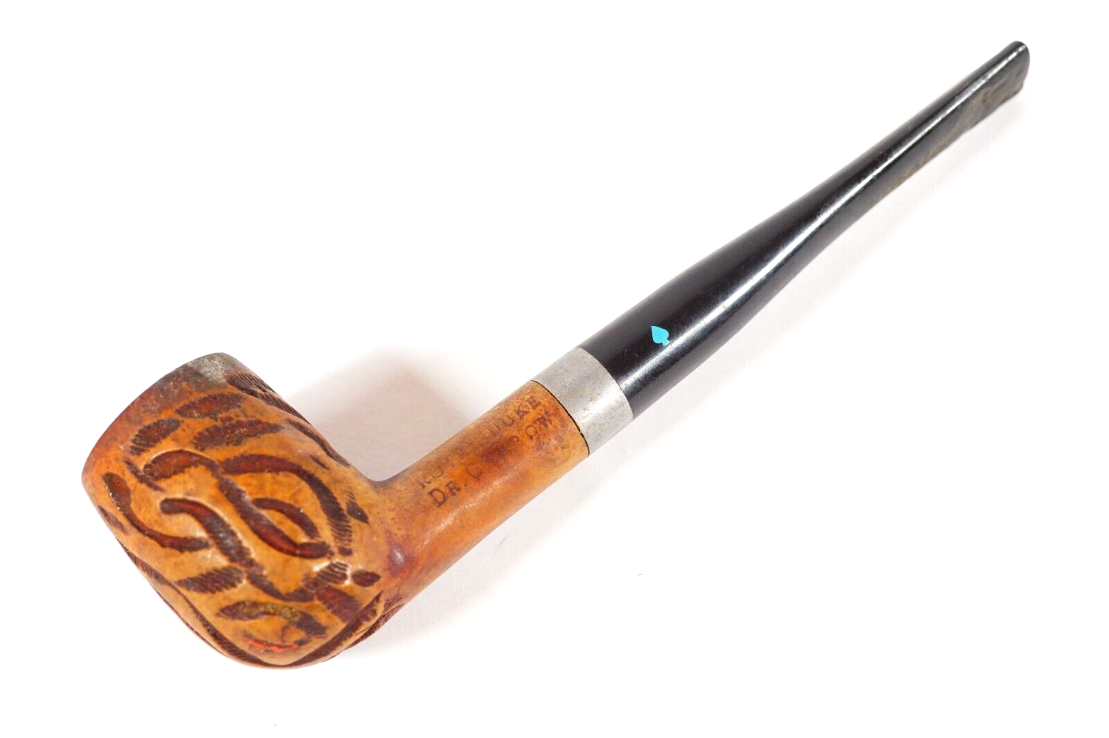 Dr Grabow Royal Duke Pipe Carved Estate Tobacco Pipe Blue Spade eBay