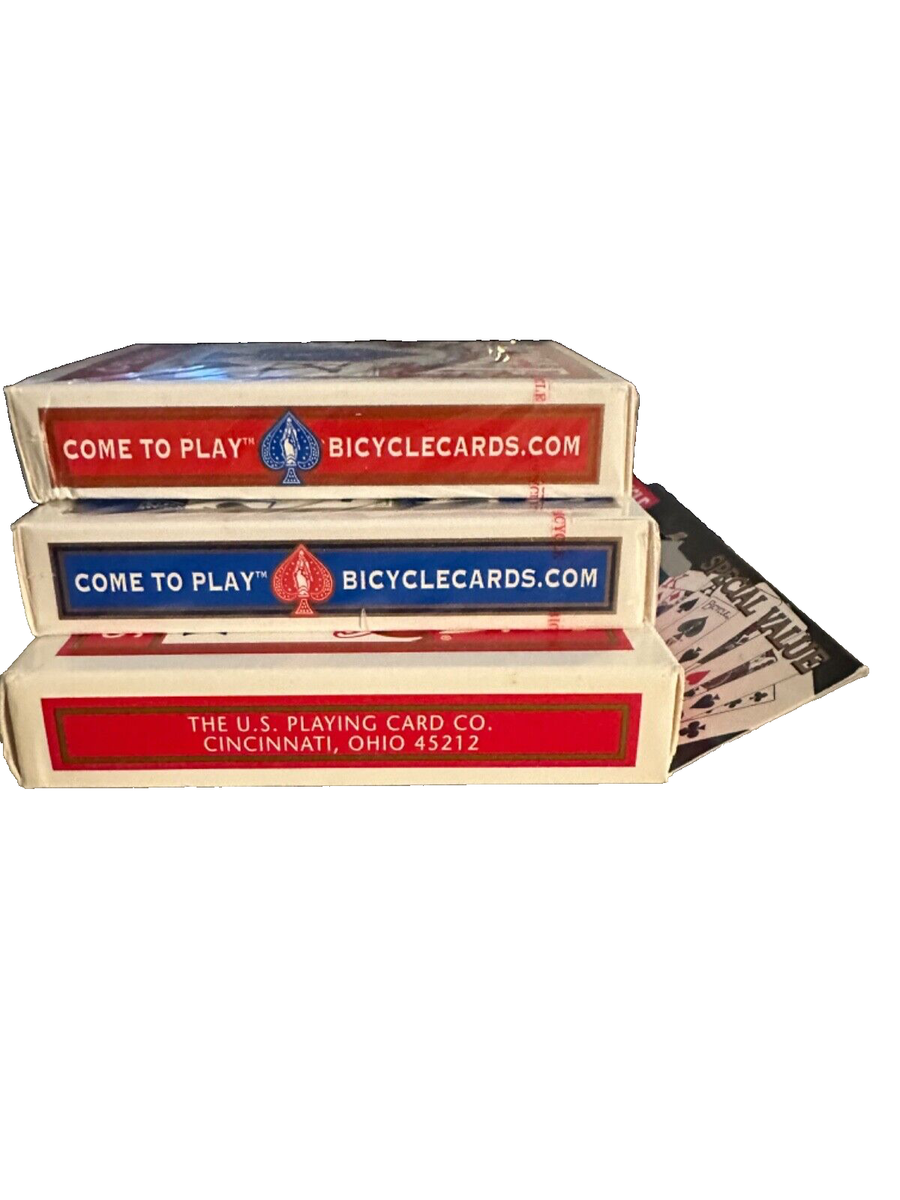 RARE OOP 2009 2 Deck DUAL TUCK OHIO MADE Bicycle Playing Cards
