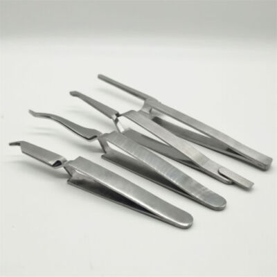 1pc Dental Orthodontic Bracket Buccal Tubes Tweezers Holder Stainless Steel