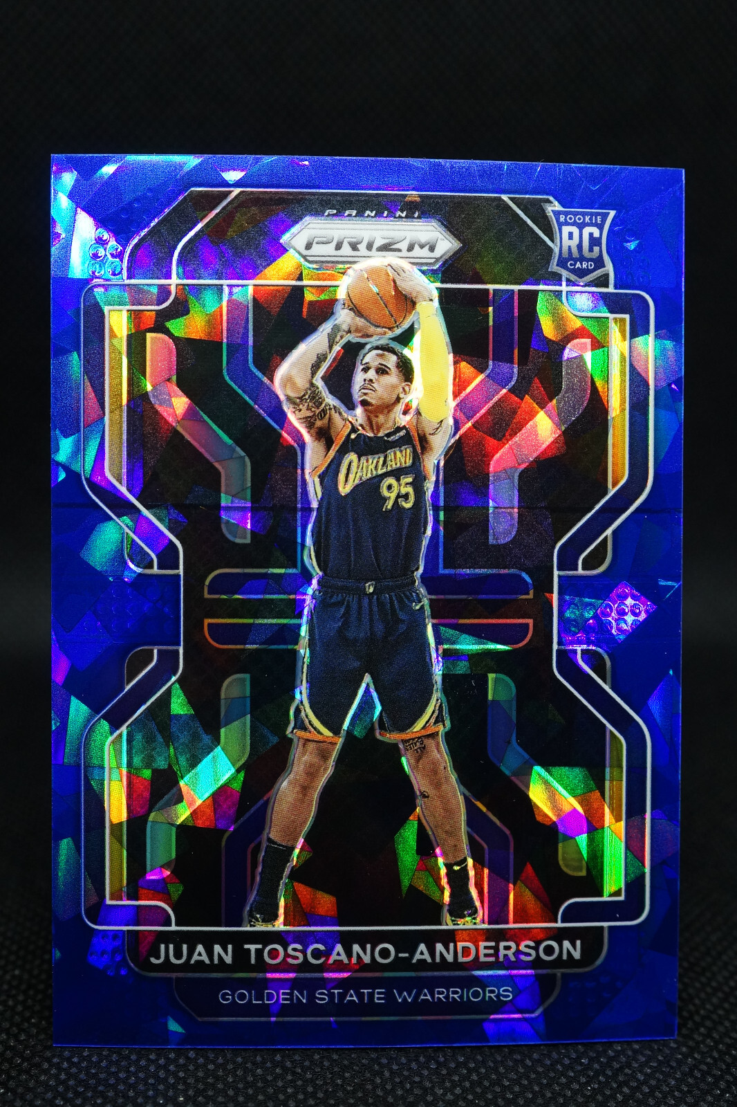 2021-22 NBA Panini Prizm Blue Ice 42/125 Juan Toscano-Anderson #295 Rookie RC