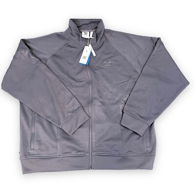 adidas Men's Rekive Track Top HK7337 Trace Grey Size L ** spots on jacket**  $90
