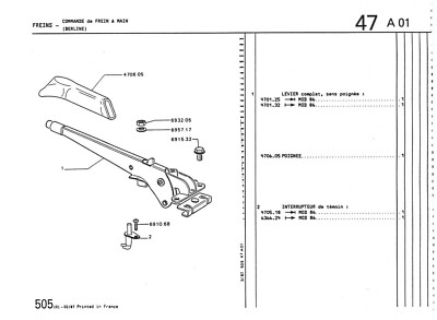 Interrupteur De Porte Pour Peugeot 104-604 & Citroën CX - Neuf - Pièce Collection