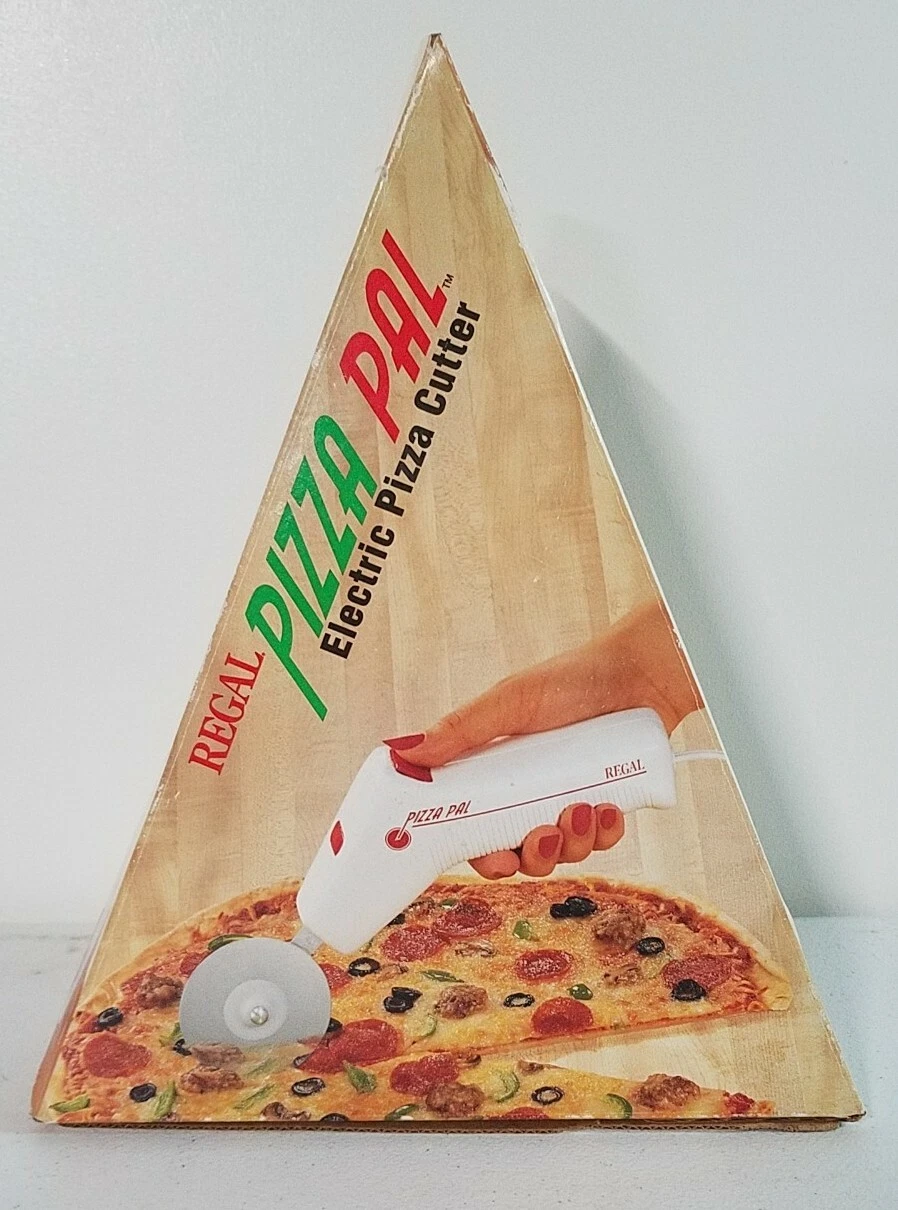 NEW Vintage Regal Pizza Pal Electric Pizza Cutter Slicer In Triangle Box K7860
Opens in a new window