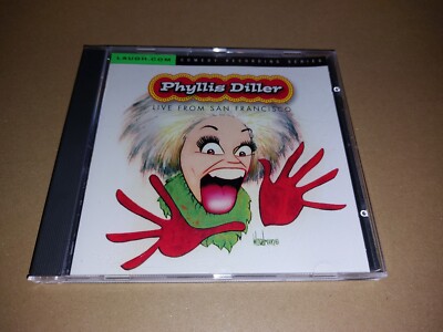 PHYLLIS DILLER * LIVE FROM SAN FRANCISCO * RARE U.S. KOMÖDIE CD ALBUM 2001