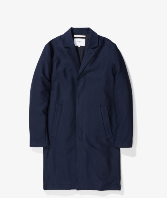 Norse Projects Sundsval Mantel in Dark Navy, Gr. S, M, L & XL - Neu mit Etikett, UVP 450£