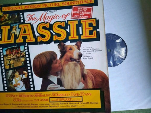 Magic Of LASSIE Movie Soundtrack VINYL. Irwin Kostal. Pat Boone. Alice Faye - Picture 3 of 3