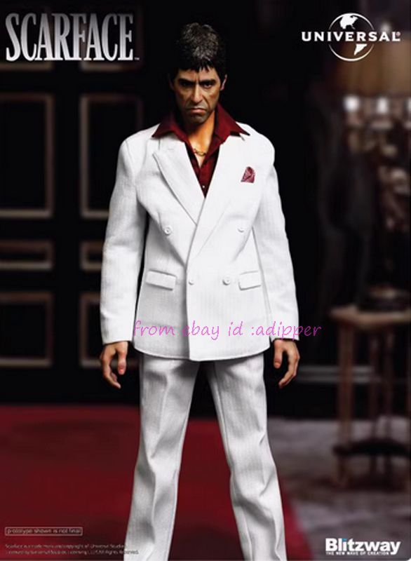 Blitzway Scarface Tony Montana Al Pacino figure 1/6 Rare