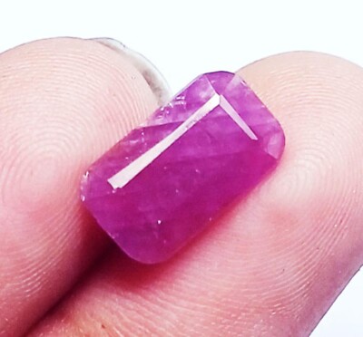 100% Natural Red Ruby Loose Gemstone 2.50 Ct Certified With Free Gift