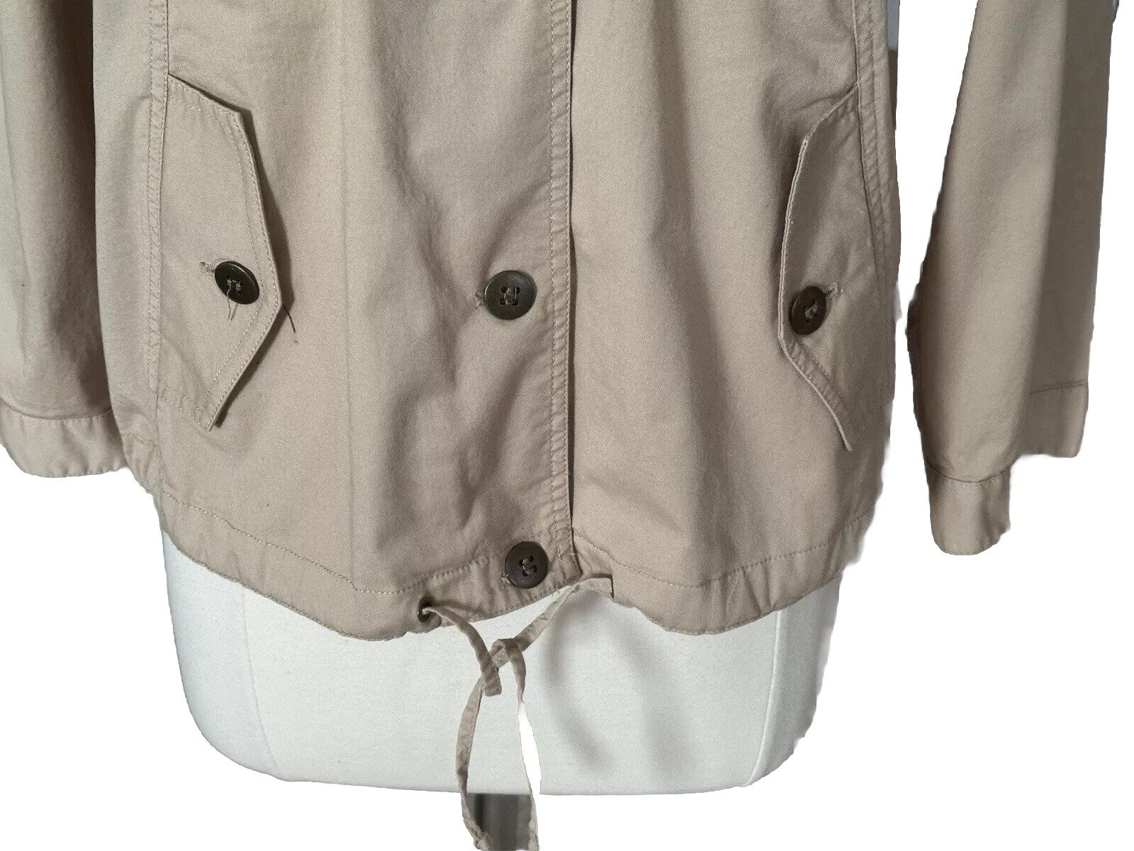 Ruby Rd 16 Lightweight Khaki Jacket Embellished C… - image 5