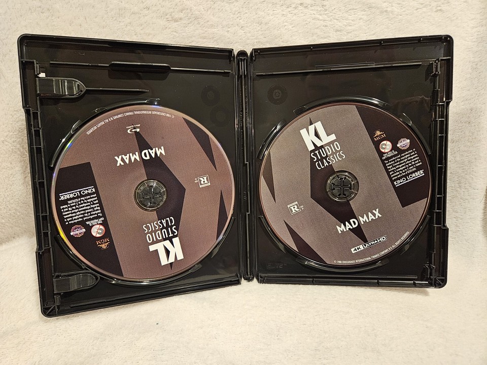 Mad Max ( 4K UHD+Bluray, 2020) Kino Miller Mel Gibson Dolby