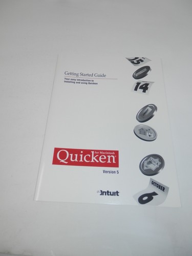 Quicken for Macintosh Version 5 New for 95 • 3.5" Floppy Big Box Software Intuit - Picture 7 of 16