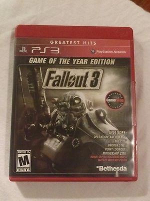 Fallout 3 -- Game of the Year Edition (Sony PlayStation 3, 2009)