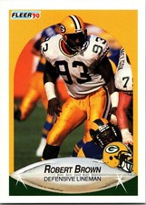 1990 Fleer - #169 Robert Brown (RC)