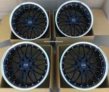 19" MRR GT1 Gloss Black Wheels 19x8.5 / 19x9.5 5x120 For F10 BMW 5 series Set 4