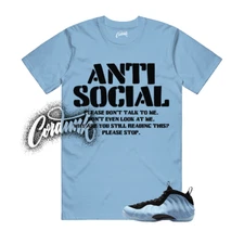 Foamposite Psychic Blue Black Air One T Shirt Match AS