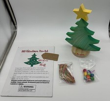NEW Handmade Craft Wood Christmas Tree Winter DecorOrnaments Props DIY Kids Kit