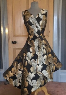 slim fit dress slacks Black Gold Sequin Strapless Prom Dress with Scarf SL30237 – MISS ORD main image 1