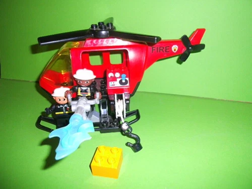 Lego Duplo 4967 Feuewehr-Hubschrauber,Set Komplett - Bild 3 von 5