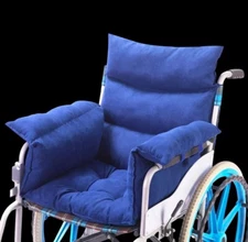 Wheelchair Soft Pressure Relief Pad Cushion Cover Blue