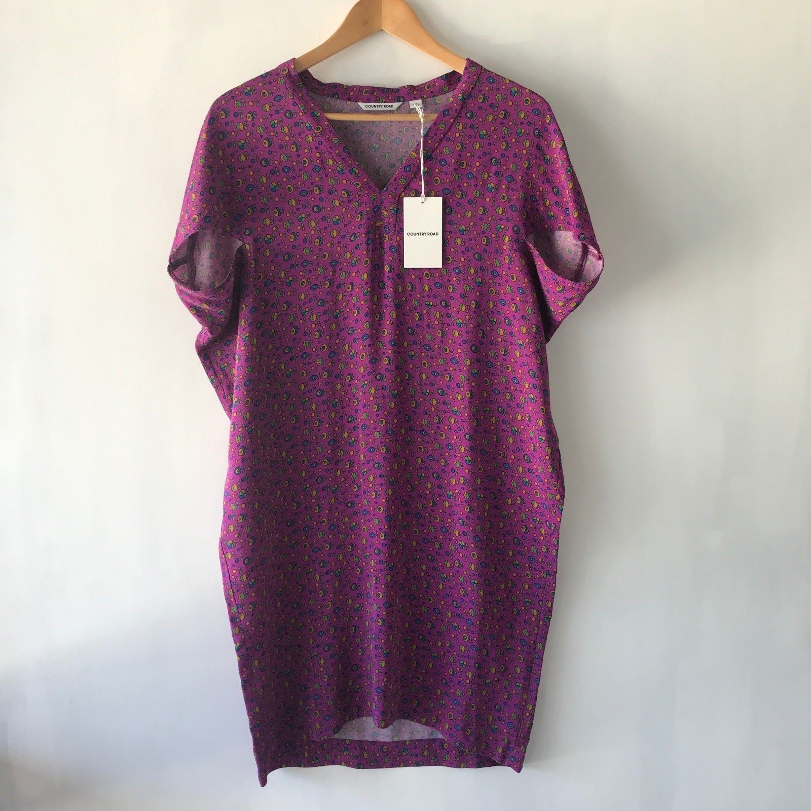 country road purple dress