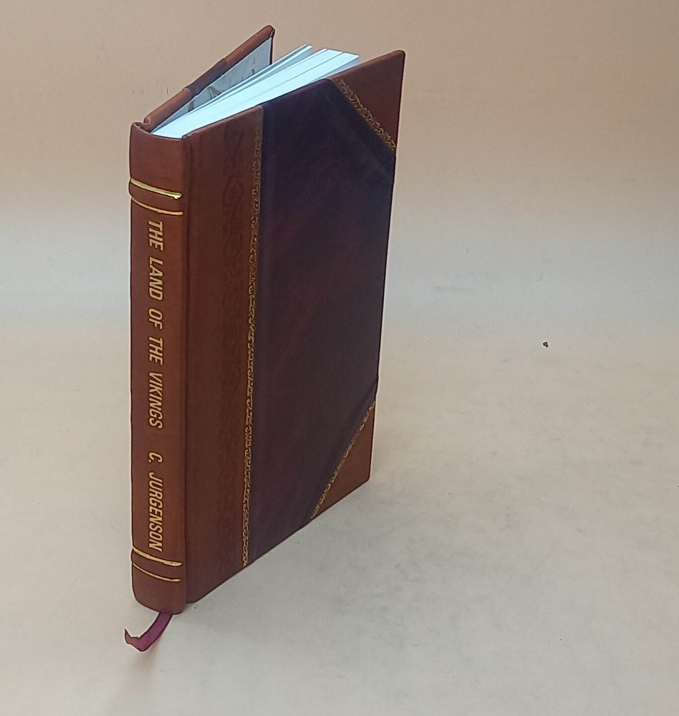 The Land Of The Vikings; A Popular Guide To Norway. By C. Jurgen [Leather Bound]