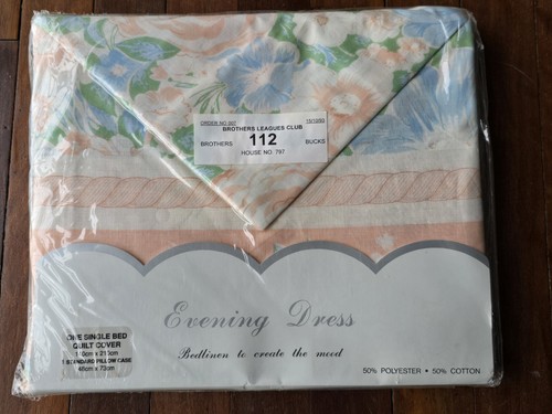 Vintage Bed Doona Cover With Pillow Case Single Bed Floral