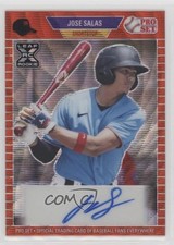 2021 Leaf Pro Set Metal 1989 Pro Set Auto Red Wave Jose Salas #PA-JS1 Auto 0w7