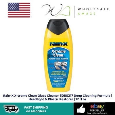 Rain-X X-treme Clean Glass Cleaner 5080217 Deep Cleaning Formula | Headlight