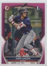 2023 Bowman Prospects Fuchsia 106/299 Juan Chacon #BP-105 0y2i
