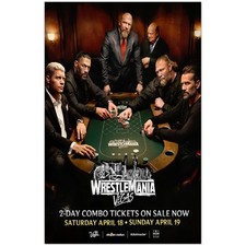 WWE WrestleMania Las Vegas April 18 19 Allegiant Stadium Event Poster