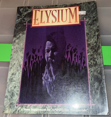 White Wolf Vampire The Masquerade Elysium EX