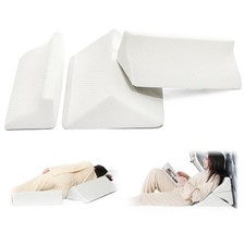 Foam Wedges for Positioning in Bed   3in1 R-shaped Wedge Pillows for Seniors,...