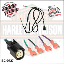 SADDLE TRAMP BC-9727 / REAR SPEAKER HARNESS FOR 1996-2023 HARLEY DAVIDSON  *NEW*