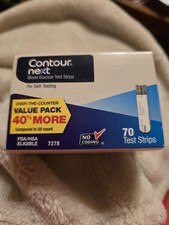Contour Next 7278 Blood Glucose Test Strips - 70 Count