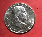 1960 US Franklin SILVER Half Dollar! "Philadelphia Mint"! Choice AU Details!