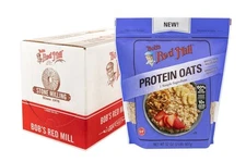 Bob's Red Mill Gluten Free Protein Oats 32oz, 10g Protein Vegan Kosher - 4 Pack