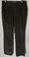 Size 12 GLORIA VANDERBILT Olive Corduroy Pants