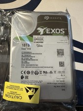 18TB SAS Seagate Exos X18 3.5" CMR 7.2K RPM 12Gbps 512e Enterprise Hard Drive
