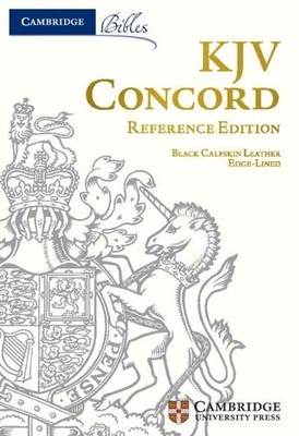 KJV Concord Reference Edition, Black Calfskin Leather, Full Y... - 9781009406130