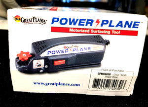 Great Planes Power Plane Motorized Surfacing Tool GPMR4030 In Box Tested Working