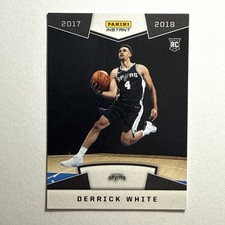 DERRICK WHITE ROOKIE RARE #d /89 2017-18 PANINI INSTANT SPURS BOSTON CELTICS