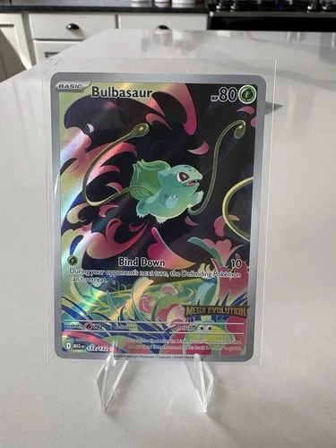 Sealed Bulbasaur Promo Mega Evolution Stamped Pokemon Card TCG Live Exclusive